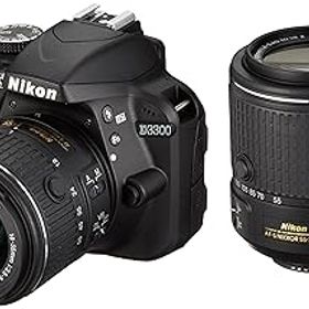 【中古】Nikon デジタル一眼レフカメラ D3300 ダブルズームキット2 ブラック