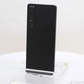 〔中古品〕 Xperia 1 IV 256GB ブラック SO-51C docomo SIMフリー【352】