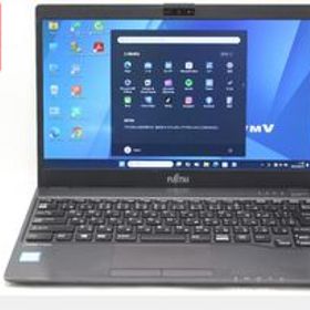 中古 フルHD 13.3型 Fujitsu LIFEBOOK U938S Windows11 八世代 i5-8350U 8GB 128GB-SSD カメラ 無線 Office付 中古パソコン 管:1104v