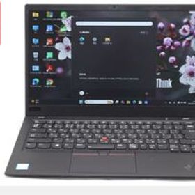 訳有 フルHD 14型 Lenovo ThinkPad X1 Carbon Gen6 Windows11 第8世代 i5-8350U 8GB NVMe 256GB-SSD カメラ 無線 Office付き 中古 管:0946v