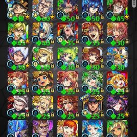 ランク890 ガチャ限950体 ガチャ限運極1体 引退垢 | モンストのアカウントデータ、RMTの販売・買取一覧