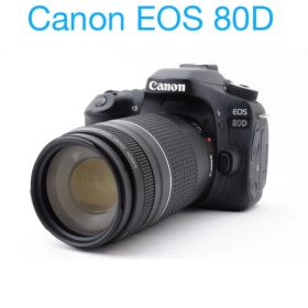 保証付き☆デジタル一眼レフカメラCanon EOS 80D標準レンズセット