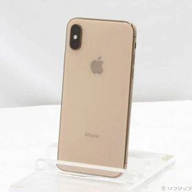 〔中古品〕 iPhoneXS 64GB ゴールド NTAY2J／A SIMフリー【258】