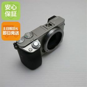 ソニー(SONY)の美品α6000 ILCE-6000 ボディ シルバー M222(ミラーレス一眼)