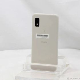 〔中古品〕 AQUOS wish2 64GB アイボリー A204SH Y!mobile SIMフリー【352】