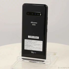 【中古】LG(エルジー) LG V60 ThinQ 5G 128GB ザ ブラック L-51A docomo 【349-ud】