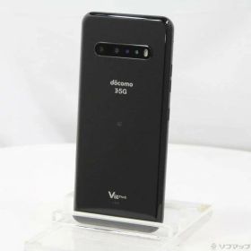 【中古】LG(エルジー) LG V60 ThinQ 5G 128GB ザ ブラック L-51A docomo 【269-ud】
