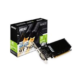 MSI ファンレス・ロープロファイル対応 GeForce GT 710 グラフィックスカード メモリ2GBモデル GT 710 2GD3H LP