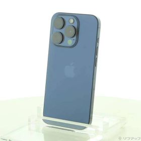 〔中古品〕 iPhone15 Pro 256GB ブルーチタニウム MTUG3J／A SIMフリー【344】