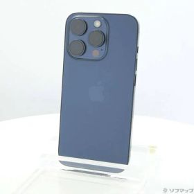 〔中古品〕 iPhone15 Pro 256GB ブルーチタニウム MTUG3J／A SIMフリー【371】