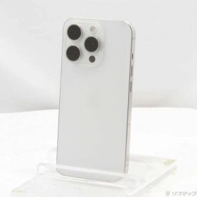 〔中古品〕 iPhone15 Pro 1TB ホワイトチタニウム MTUR3J／A SIMフリー【377】
