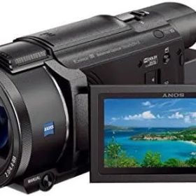 ソニー / 4K / ビデオカメラ / Handycam / FDR-AX60 / ブラック / 内蔵メモリー64GB / 光学ズーム20倍 / 空間光学手ブレ補正 / FDR-AX60