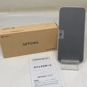 ◆未使用 保管品 スマートフォン 富士通 Arrows We2 ホワイト系 ソフトバンク 利用制限：〇 起動のみ確認 箱付き◆18145★