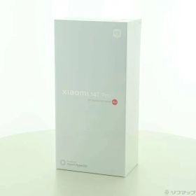 〔未使用品〕 未使用品 Xiaomi 14T Pro 512GB チタンブラック MZB0I4UJP SIMフリー【348】