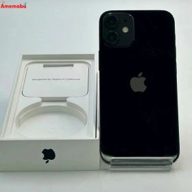 【中古】iPhone12 mini 64GB ブラック MGA03J/A AU版SIMフリー 訳あり品