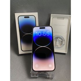 アイフォーン(iPhone)の美品 国内版 SIMフリー iPhone14 Pro 128GB シルバー色(スマートフォン本体)