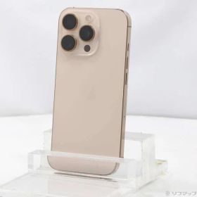〔中古品〕 iPhone16 Pro 128GB デザートチタニウム MYMX3J／A SIMフリー【262】