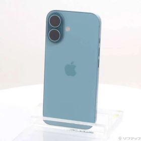 〔中古品〕 iPhone16 128GB ティール 3N395J／A SIMフリー【297】