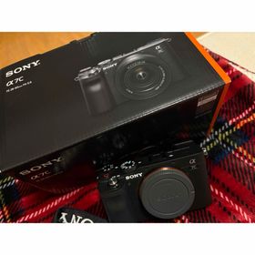 ソニー(SONY)の美品☆SONY α7C ズームレンズキット ILCE-7CL(B)(ミラーレス一眼)