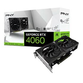【中古】PNY PNY GeForce RTX 4060 8GB VERTO STANDARD DUAL FAN VCG40608DFXPB1 【344-ud】