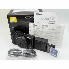 ニコン(Nikon)のNikon COOLPIX A900 ブラック SDカード付 ニコンクールピクス(コンパクトデジタルカメラ)