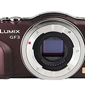 【中古】Panasonic ミラーレス一眼カメラ LUMIX GF3 ボディ センシュアルブラウン DMC-GF3