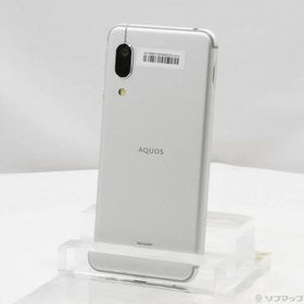 〔中古〕SHARP(シャープ) AQUOS sense3 lite 64GB シルバーホワイト SH-RM12 楽天 SIMフリー〔344-ud〕