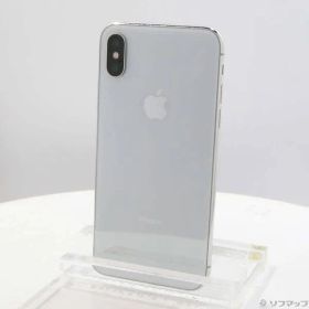 〔中古品〕 iPhoneX 256GB シルバー MQC22J／A SoftBank【344】