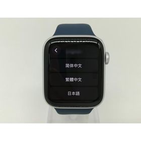 【中古】Apple Apple Watch SE2 44mm GPS シルバーアルミニウムケース/ストームブルースポーツバンド(M/L) MREE3J/A【アリオ倉敷】保証期間１ヶ月【ランクB】