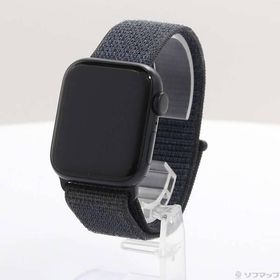 〔中古〕Apple(アップル) Apple Watch SE 第2世代 GPS 40mm ミッドナイトアルミニウムケース インクスポーツループ〔305-ud〕