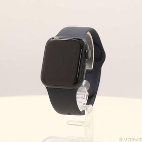 〔中古〕Apple(アップル) 〔展示品〕 Apple Watch SE 第2世代 GPS 40mm ミッドナイトアルミニウムケース ミッドナイトスポーツバンド〔377-ud〕