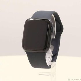 〔中古〕Apple(アップル) 〔展示品〕 Apple Watch SE 第2世代 GPS 40mm ミッドナイトアルミニウムケース ミッドナイトスポーツバンド〔377-ud〕