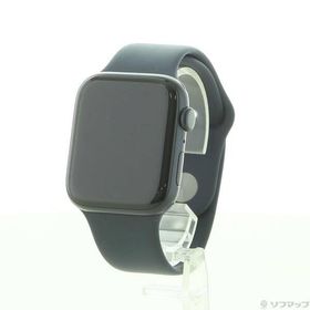 〔中古〕Apple(アップル) Apple Watch SE 第2世代 GPS 44mm ミッドナイトアルミニウムケース ミッドナイトスポーツバンド〔198-ud〕