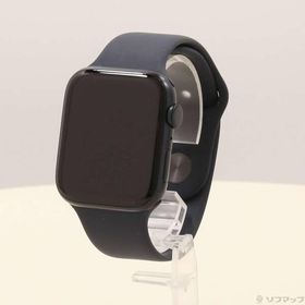 〔中古〕Apple(アップル) 〔展示品〕 Apple Watch SE 第2世代 GPS 44mm ミッドナイトアルミニウムケース ミッドナイトスポーツバンド〔305-ud〕