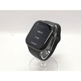 【中古】Apple Watch Series10 46mm GPS ジェットブラックアルミニウムケース/ブラックスポーツバンド (S/M) MWWP3J/A【立川フロム中武】保証期間１ヶ月