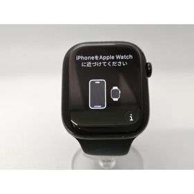 【中古】Apple Watch Series10 46mm GPS ジェットブラックアルミニウムケース/ブラックスポーツバンド (M/L) MWWQ3J/A【大阪堂島】保証期間１ヶ月【ランクB】