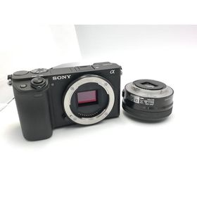【中古】SONY α6400 パワーズームレンズキット ILCE-6400L ブラック【ECセンター】保証期間１ヶ月【ランクB】