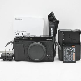 ショット数『4671』富士フイルム(FUJIFILM) ミラーレス一眼カメラ X-E3ブラック