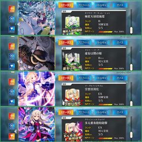 宝具5 4体 リリス ロウヒ アルク イリヤ 他 キャストリア オベロン ネモ 光コヤン 黒の聖杯 | FGOのアカウントデータ、RMTの販売・買取一覧