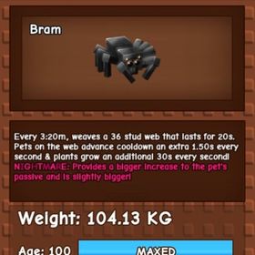 🔥100KG越え🔥Nightmare Spider [無言購入⭕️] | ロブロックス(ROBLOX)のアカウントデータ、RMTの販売・買取一覧