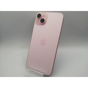【中古】Apple 国内版 【SIMフリー】 iPhone 15 Plus 128GB ピンク MU093J/A【津田沼】保証期間１ヶ月【ランクA】