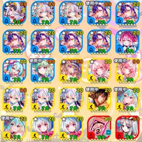 引退アカウント C70 29種48体 ポリゴン2000以上 バッハあります | クラフィ(クラッシュフィーバー)のアカウントデータ、RMTの販売・買取一覧