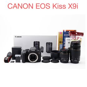 キヤノン(Canon)の一眼レフカメラcanon kiss x9i 標準&望遠ダブルレンズセット(デジタル一眼)