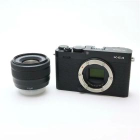 【中古】 《良品》 FUJIFILM X-E4 XC15-45mmレンズキット ブラック [ デジタルカメラ ]