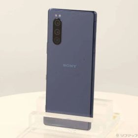 〔中古品〕 Xperia 5 64GB ブルー SOV41 auロック解除SIMフリー【198】