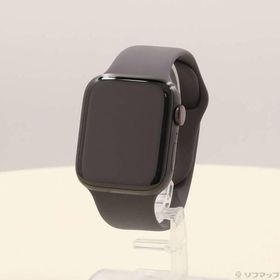 〔中古〕Apple(アップル) Apple Watch Series 6 GPS + Cellular 44mm スペースブラックチタニウムケース ストーングレイスポーツバンド〔258-ud〕