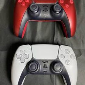 【ジャンク品動作未確認】PS5 コントローラー DualSense 本体 赤 白 2点セット まとめ売り レッド ホワイト 中古 GAME 修理 部品 プレステ