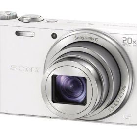 【中古】SONY デジタルカメラ Cyber-shot WX300 2110万画素 光学20倍 ホワイト DSC-WX300(W)