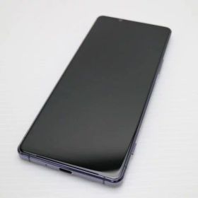 【中古】美品 SO-51A Xperia 1 II パープル スマホ 白ロム 中古 土日祝発送OK