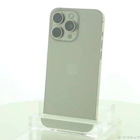 〔中古品〕 iPhone15 Pro Max 512GB ナチュラルチタニウム MU6W3J／A SIMフリー【198】